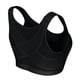 thumbnail image 4 of Gibobby Brasier Deportivo Mujer Plus Sujetador completo Confort Sine transpirable Reúne Botón de anillo Sujetador de ropa interior de tamaño frontal de mujer delgada(Negro,5X-Grande), 4 of 5