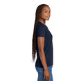 thumbnail image 4 of Gildan Women’s T-Shirt, 100 Ultra Cotton, Crewneck Short Sleeve Classic Tee, Navy, Sizes S-3XL, 4 of 5