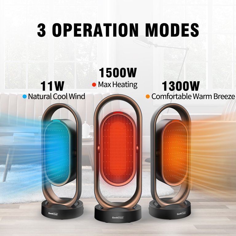 Geek Heat Portable Whole Room Tower Ceramic Heater with Overheat Protection  - Walmart.com