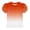 Orange, variant on Girls T Shirts Short Sleeve Color Block Loose Casual Trendy Tee Summer Vacation Going out Kids Tops Scoop Neck Blouses