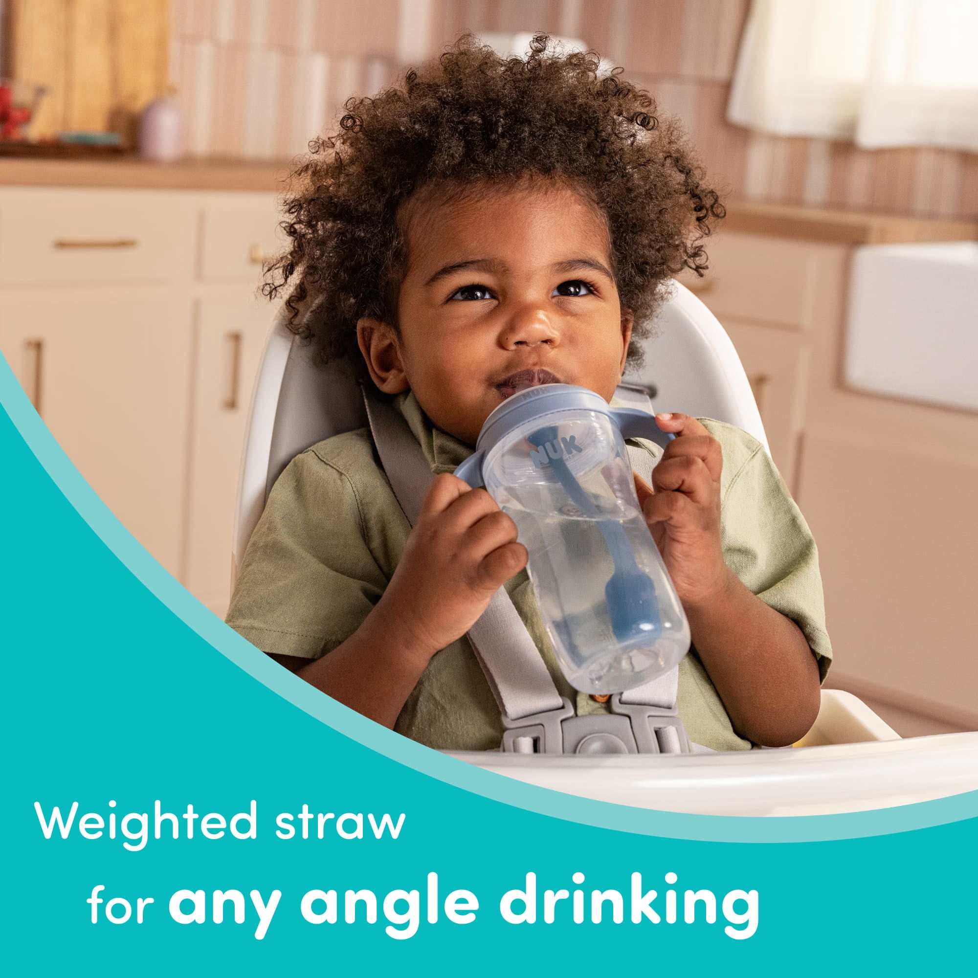NUK Perfect Match Learner Straw Cup, 5 oz, 1 Pack