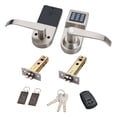 thumbnail image 2 of HAIFUAN Digital Door Lock,Unlock with Remote Control, M1 Card, Code and Key,Handle Direction Reversible, 2 of 6