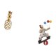 thumbnail image 5 of Estatua de resina,Estatua de resina para decoración del hogar,manualidades,oro,Figuras de payaso,Escultura de payaso como adorno de mesa,Colección de estatuillas de payasos adorables, 5 of 8