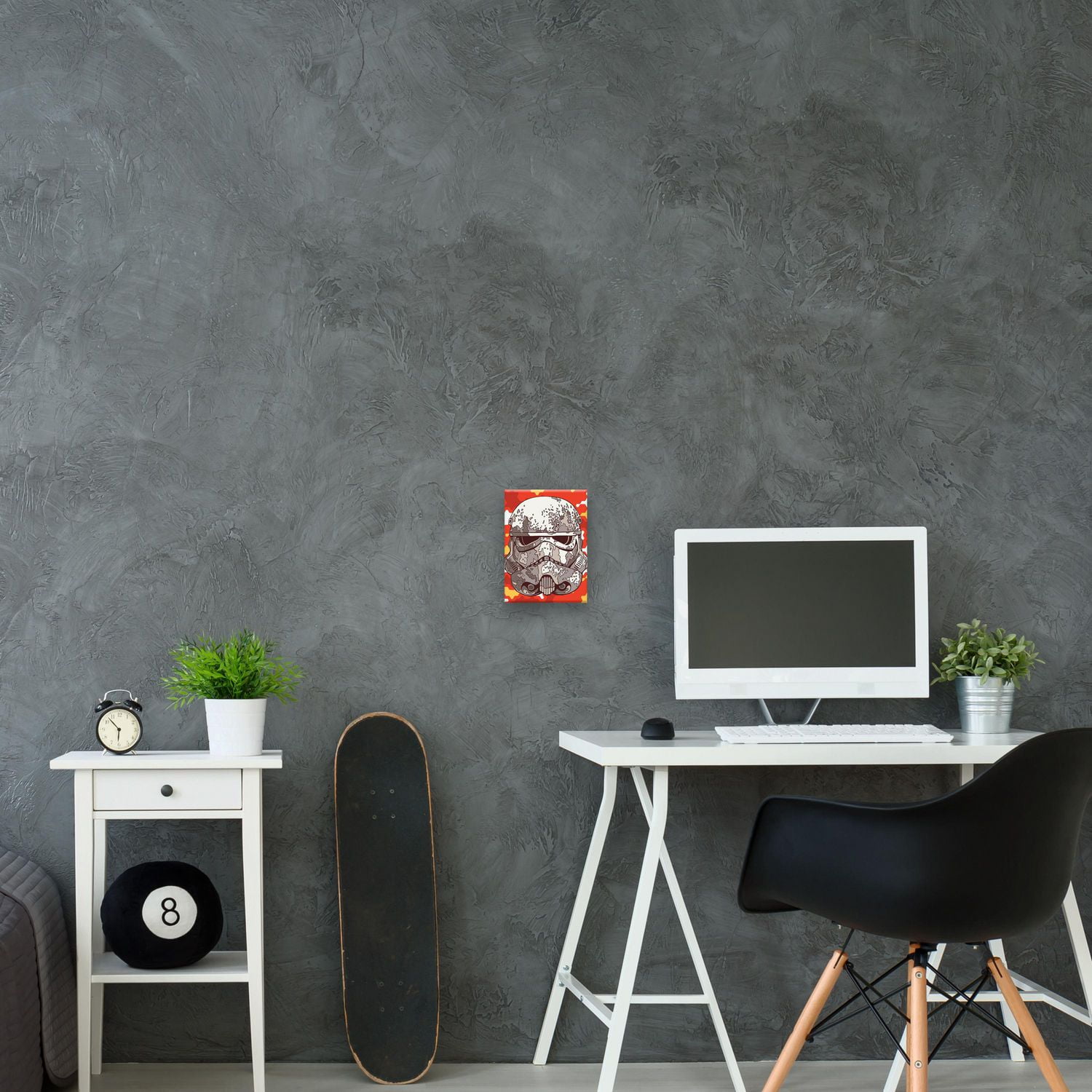 Artissimo Designs Trooper Camo Printed Canvas - 6.5W x 8.5H x .5D
