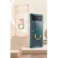 thumbnail image 2 of case for Samsung Z Flip 3 Case, Galaxy Z Flip 3 Case with Ring Protective Cover for Samsung Galaxy Z Flip 3, Pink, 2 of 14