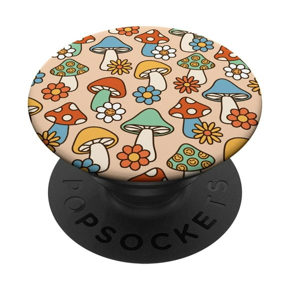 PopSockets Adhesivo PopGrip Groovy Retro en forma de hongo