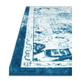 thumbnail image 6 of Unique Loom Parker Collection Area Rug - Kokulu (7' 10" Square Navy Blue/Ivory), 6 of 7