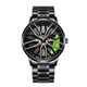 thumbnail image 1 of Car Watches For Men,Waterproof Stainless Steel Quartz Wrist Watch Sports Men’s Watches With Car Wheel Rim Hub Design, 1 of 3