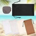 thumbnail image 6 of 4 Pcs Soft Sunglasses Pouch 6.9 X 3.54inch Microfiber Pouch Glasses Sleeve Pouch Sunglasses Case Bag, 6 of 9