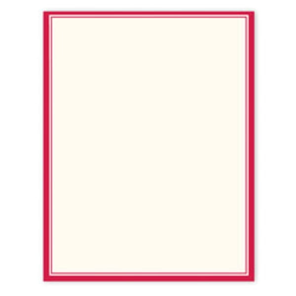 Red Border Stationery - Walmart.com