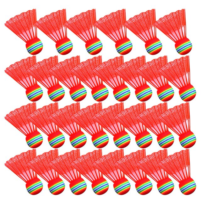 GLFILL 30 Pcs Volants en Mousse Amusants et Sûrs Balles de Badminton Idéales pour Enfants