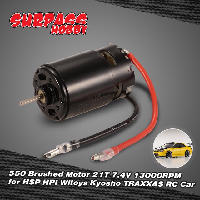 Motor SuperPass Hobby 550 Motor Cepillado 21T 7.4V 13000RPM Para HSP HPI WLTOYS KYOSHO TRAXXAS RC CAR
