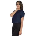 thumbnail image 4 of Inkmeso T-Shirt Court Décontracté à Manches Courtes pour Femmes Col Rond Uni, 4 of 7