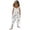 White, variant on HNMKIU Kids Girl Halloween Jumpsuit Sleeveless Pumpkin Graphic Romper, Harem Pant Bodysuit, Soft Summer Crawling Outfit For Toddler Halloween Daily Party Grey - 5-6Years