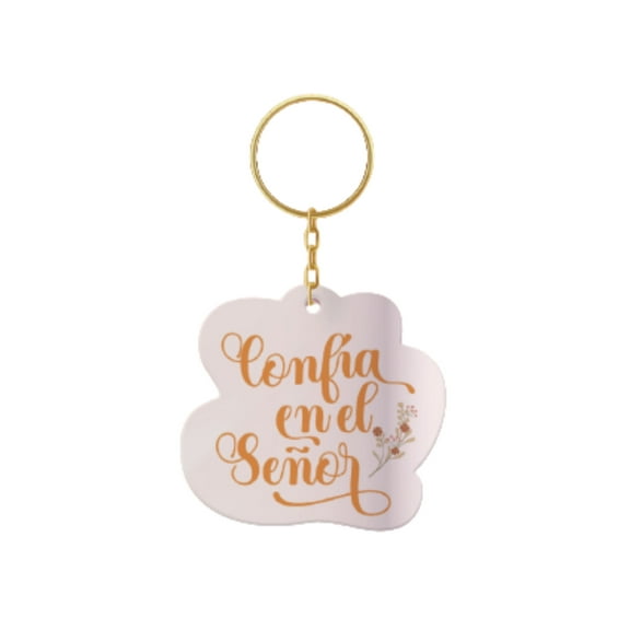 Llavero acrílico, Confía en el Señor
