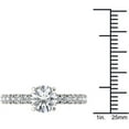 thumbnail image 4 of 1-1/2 Carat T.W. Diamond Classic 14kt White Gold Engagement Ring, 4 of 5