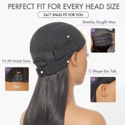 LUVME Blonde Highlight Short Layered Bob Wig Glueless 5x5 Closure Pre-Cut Lace Wig for Adult Women