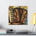 thumbnail image 3 of Playing the Accordion Dream - Canvas, 3 of 10