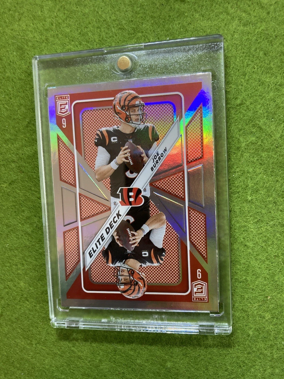 Joe Burrow ELITE DECK CARD Jersey #9 BENGALS 2023 Panini Donruss Elite FOOTBALL