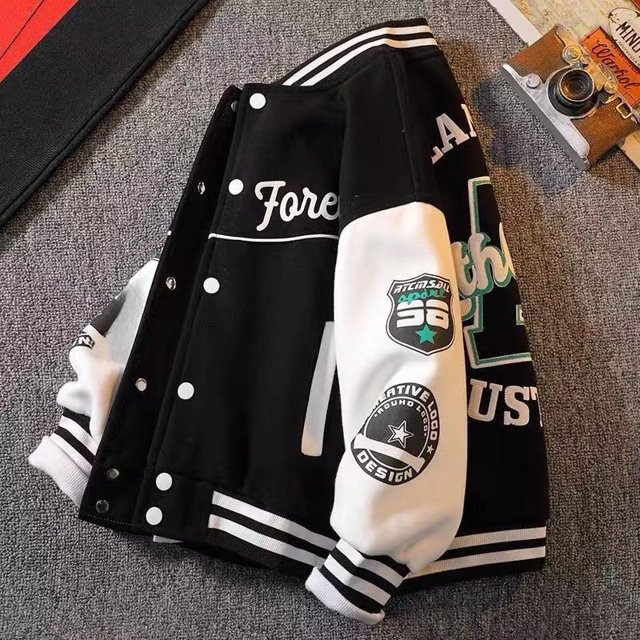 Chaqueta de niño, abrigo de primavera y otoño, ropa de béisbol de moda para bebés pequeños y guapos, tops de primavera