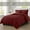 Burgundy/Dusty, variant on Reversible 3-Piece Comforter Set with Matching Shams, Two Colors in One for Ultimate Versatility and Style, Twin/TwinXL, Green/Sage