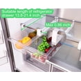 2 Pack -Large Fridge Drawer Organizer - Sliding Storage Bins for Meat ...
