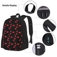 thumbnail image 3 of Disketp Flamingo Mochila Estampada de Gran Capacidad con Lonchera y Estuche, Set de 3 Piezas para Estudiantes, 3 of 7