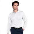 thumbnail image 1 of Monterey Club Men's Solid Long Sleeve Golf Polo Shirt #1271, 1 of 2