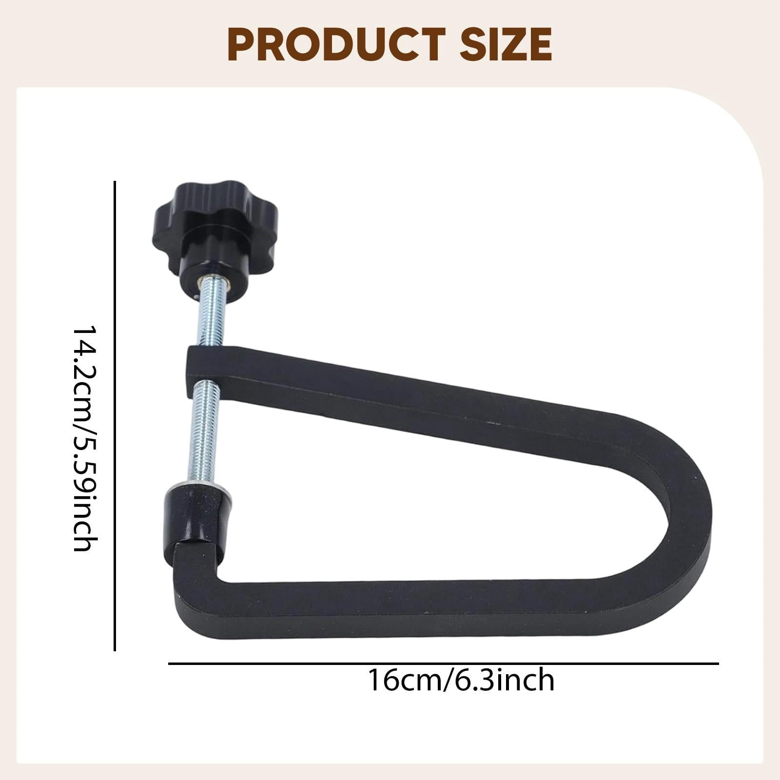LeeQinersw Guitar Bridge Clamp Bass Practical Sturdy Rustproof Luthier Gadgets Fittings