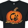 thumbnail image 3 of Barbie - Pumpkin Logo - Juniors Cropped Cotton Blend T-Shirt, 3 of 5