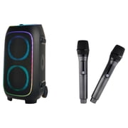 onn XL Wireless Party Speaker with Multicolor LED Lighting