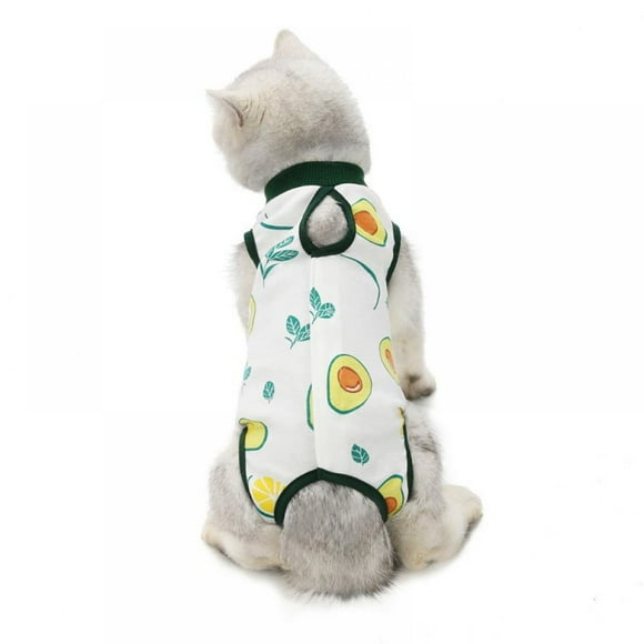 Cat Recovery Suit E-Collar Alternative for Surgical Abdominal After Surgery Wear Vest Pajama Suit for Cats and Dogs