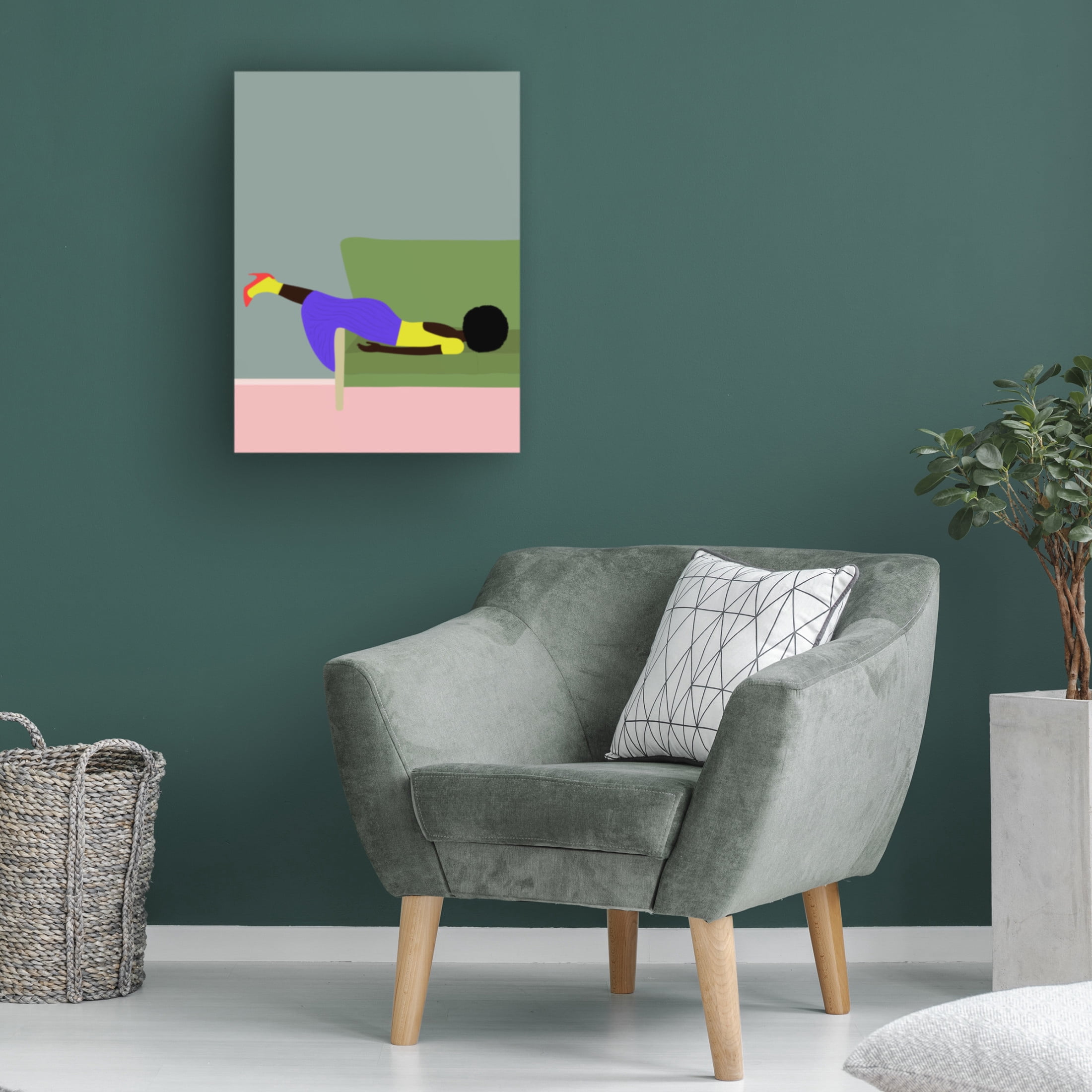 Trademark Fine Art Jota de jai Wendy's Mood Canvas Wall Art
