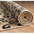 thumbnail image 4 of Well Woven Plain Border Rug Damask Warm Colors with Brush Effect Soft Rug, 4 of 4
