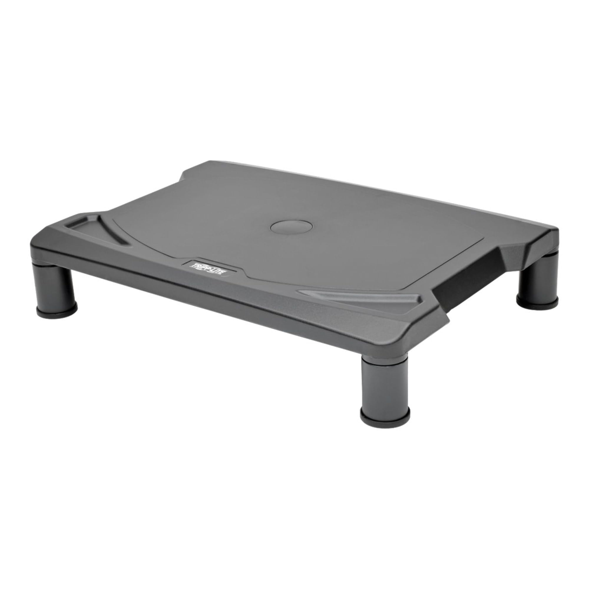 Tripp Lite Universal Monitor Riser Stand Computer Laptop Printers 1.25-5.5 40 lb Load Capacity - 5.5" Height x 15.6" Width x 11.3" Depth - Desktop, Tabletop - Black