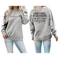 thumbnail image 1 of Huaizzzy Chandail de Mode d'Hiver pour Femmes, Imprimé Festif de Noël, Haut à Col Rond, Chandails et Robes Ajustés pour Femmes avec Cardigan Assorti, Hauts Décontractés et Chauds pour Femmes, Chandail pour Femmes, Chandail à Capuchon à Rayures Colorées pour Femmes, 1 of 4