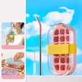 thumbnail image 1 of Xihbxyly Bandeja de Hielo Grande, Molde para Cubitos de Hielo con Mecanismo de Prensa, Máquina de Hielo de Silicona de Alta Capacidad, Producción de Hielo Sin Esfuerzo para Cócteles, Congelación de H, 1 of 7