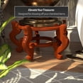 thumbnail image 2 of Red Lantern Fishbowl Stand - Honey - Size 14.5 in. Base Diameter, 2 of 6