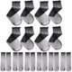 thumbnail image 5 of GOOHOCHY 10 pares de calcetines tobilleros cortos, calcetines elásticos antideslizantes para mujer, calcetines transpirables, 5 of 7
