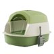 thumbnail image 1 of Bandeja de arena para gatos, accesorios para mascotas, inodoro para gatos cerrado reutilizable antisalpicaduras con Verde Yuyangstore Bandeja de arena para gatos, 1 of 8
