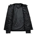 thumbnail image 3 of AIOPESON Parkas básicas para hombre, abrigos cálidos de Color sólido con cuello levantado informal, chaquetas de invierno simples de alta calidad a la moda para hombre AIOPESON abrigo de poliéster y algodón, 3 of 6