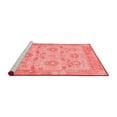 thumbnail image 2 of Ahgly Company Machine Washable Indoor Rectangle Abstract Red Modern Area Rugs, 2' x 3', 2 of 4