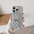 thumbnail image 1 of Saint Card Bag Color Leather iPhone Case, iPhone 14, 1 of 5