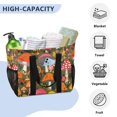 thumbnail image 3 of FORMRS Tote Bag for Women Large Capacity Canvas Travel Foldable Carry On Shopping Handbag, Vibrant Mushroom, 3 of 8