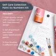 thumbnail image 2 of Pink Picasso Kits Self Care Collection Paint by Number for Teens, Tweens, Adults & Beginners  DIY Unique 8x10 Canvas Painting Kit  Color by Numbers Art Paint Canvas  Book Some Time for Yourself, 2 of 8