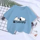 thumbnail image 5 of Camiseta de algodón de dibujos animados de Snoopy para niños y niñas, camiseta de moda para niños y niñas, camiseta de verano para niños, camiseta de moda para niños, camiseta superior 2024, 5 of 5