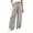 Light Gray, variant on felwors Wide Leg Pants Woman High Waist Trousers with Pockets Casual Lounge AG for Size L