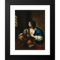 thumbnail image 2 of Guercino 14x18 Black Modern Framed Museum Art Print Titled - Charity Roman, 2 of 5
