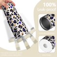 thumbnail image 2 of Leopard Print 30oz Handheld Travel Tumbler with Handle – Double Wall Stainless Steel Insulated Cup, Flip Straw Lid, Leak-Proof & BPA-Free for Hot and Cold Drinks – Durable Coffee & Juice Mug Black, 2 of 6
