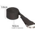 thumbnail image 2 of Yoga Strap w/Adjustable D-Ring Buckle - General Fitness, Flexibility and Physical Therapy, 2 of 5